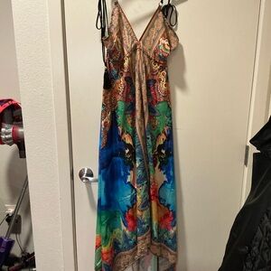 Vibrant Multicolor Maxi Dress